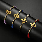 Witch's Knot Bracelet Women’s Curb Bracelet Wiccan Protection