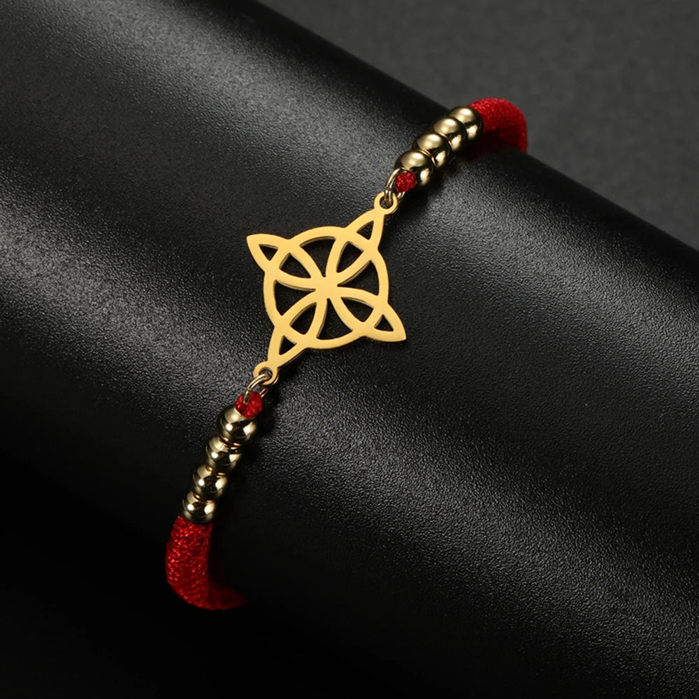 Witch's Knot Bracelet Women’s Curb Bracelet Wiccan Protection 1