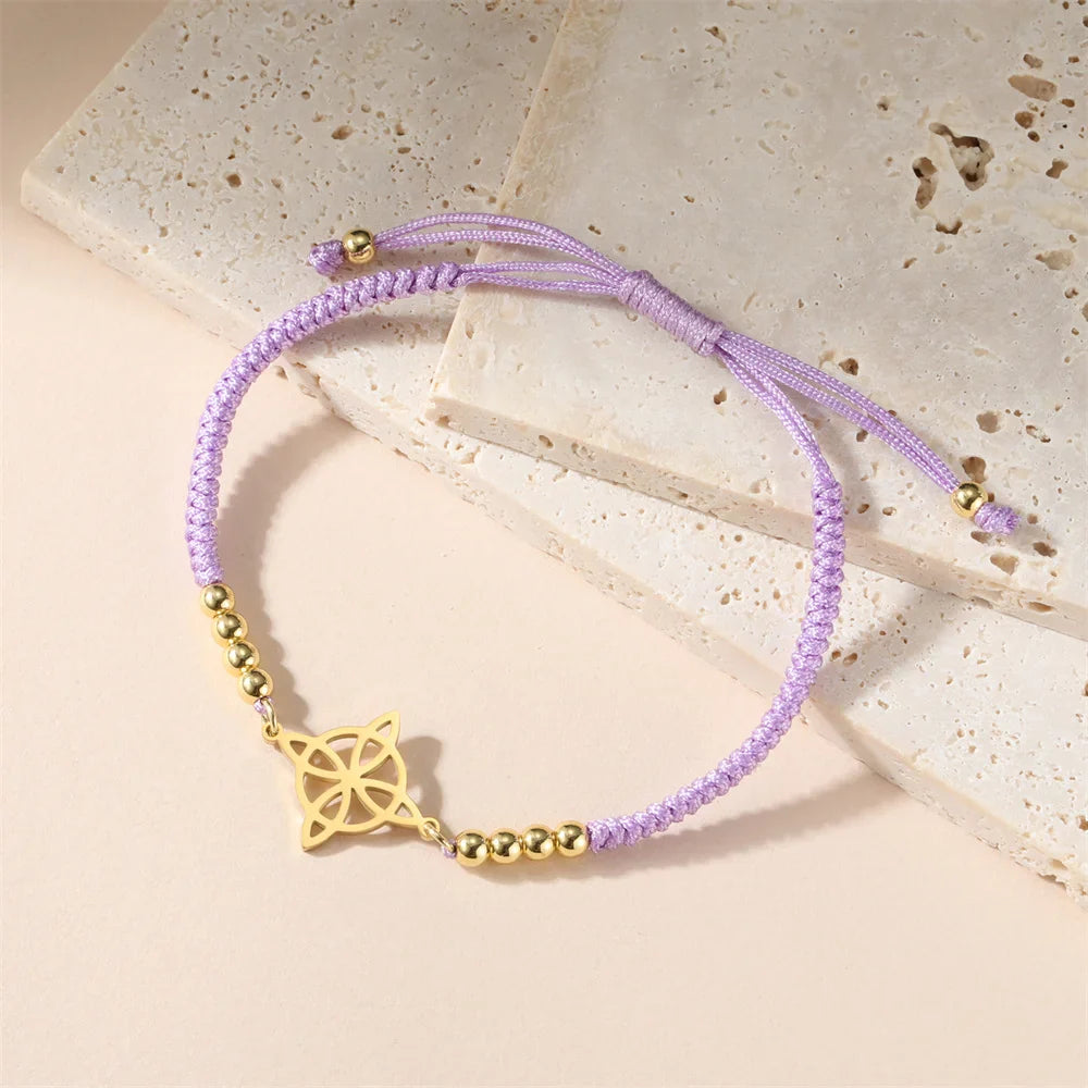 Witch's Knot Bracelet Women’s Curb Bracelet Wiccan Protection 3