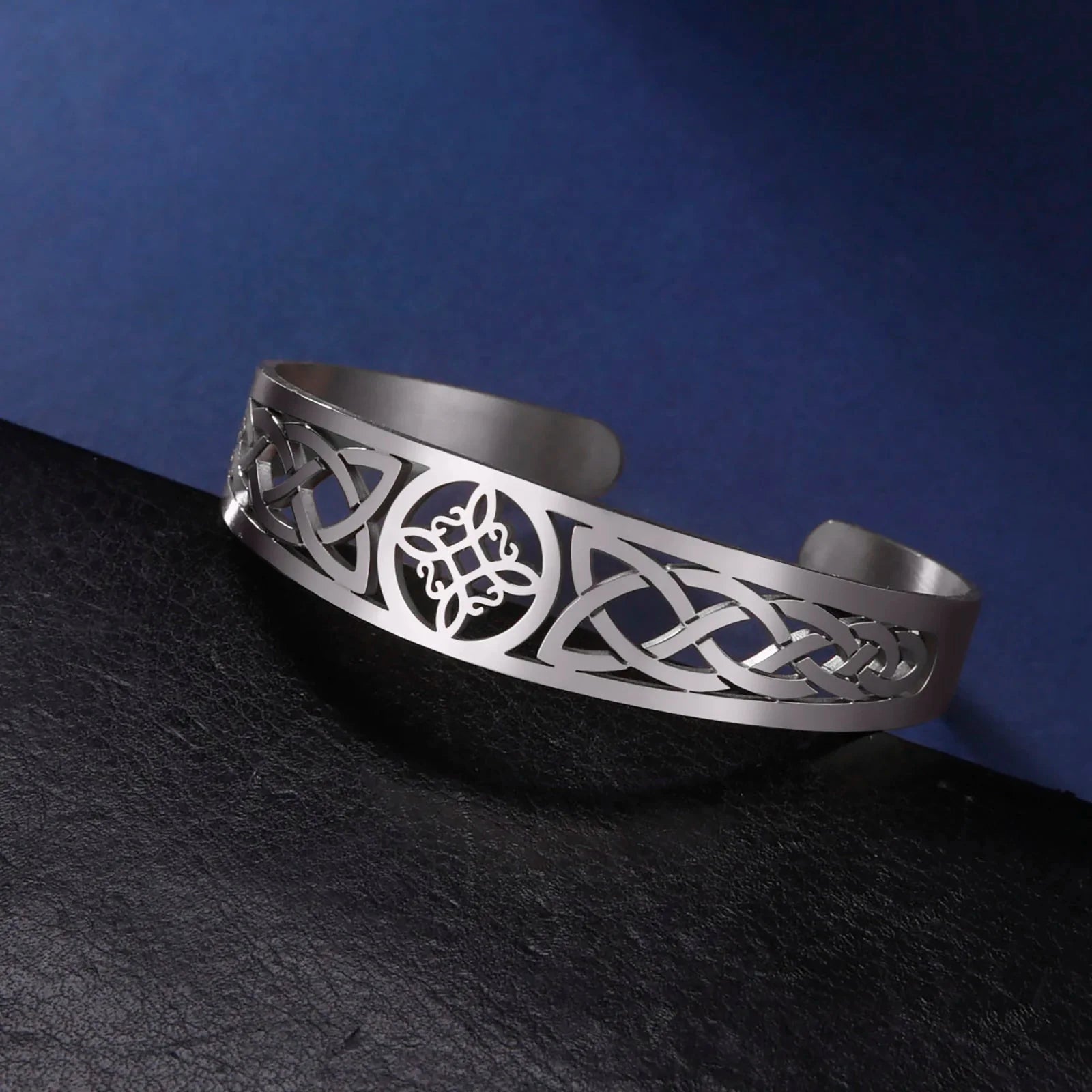 Witch’s Knot Bracelet Wiccan Protection Chain Bracelet Silver