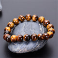 Tiger’s Eye Bracelet, Curb Chain Bracelet for Men and Women, Protection Against Negative Energies, Relaxation, Stress Relief