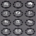 12 Constellations Zodiac Sign Beaded Bracelet