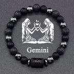 12 Constellations Zodiac Sign Beaded Bracelet gemini