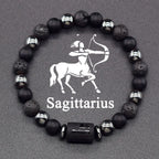 4 12 Constellations Zodiac Sign Beaded Bracelet sagittarius
