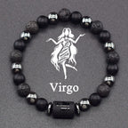 12 Constellations Zodiac Sign Beaded Bracelet virgo