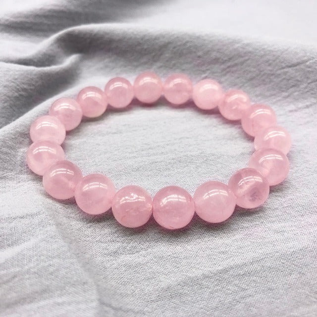 Pink Quartz Stone Bracelet