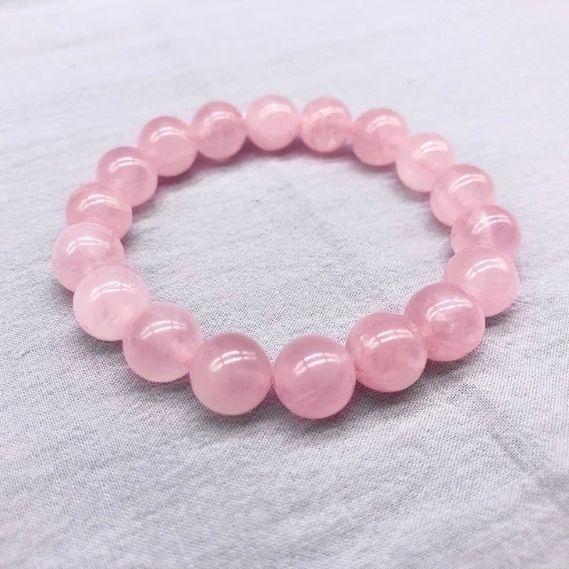 Pink Quartz Stone Bracelet