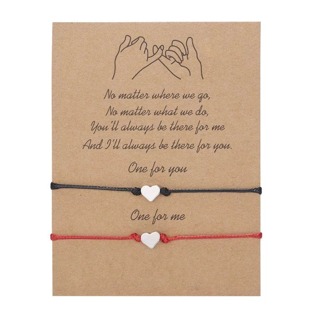 Lover’s Couple Bracelet (Set of 2 Bracelets) heart