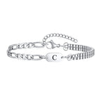 Men's initial bracelet c