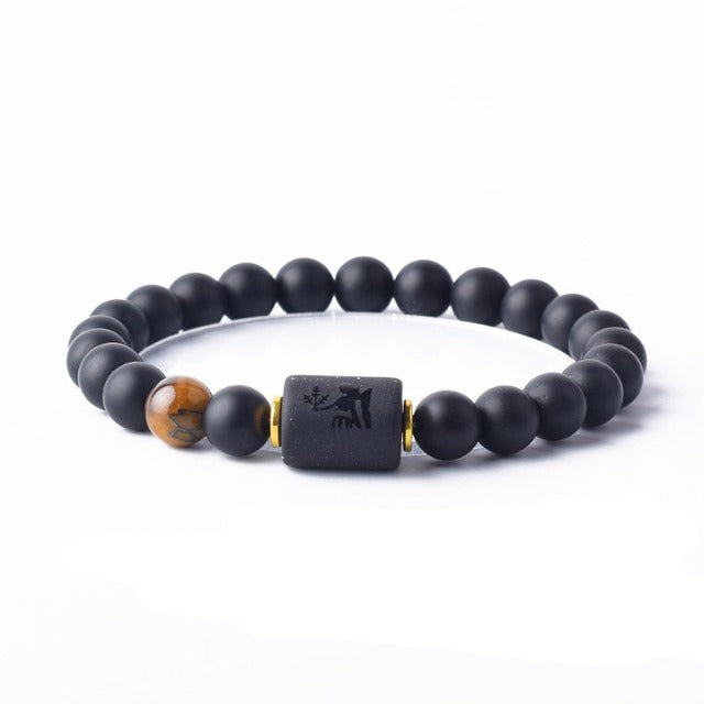 Zodiac Sign Bracelet 12 Constellations Link Bracelet Men Women Astrology