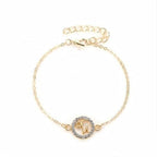 Zodiac Sign Bracelet 12 Constellations ID Bracelet for Men and Women Astrology