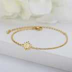 Sun Bracelet Women’s ID Bracelet Gold