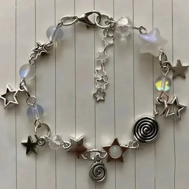 Spirals and Stars Bracelet