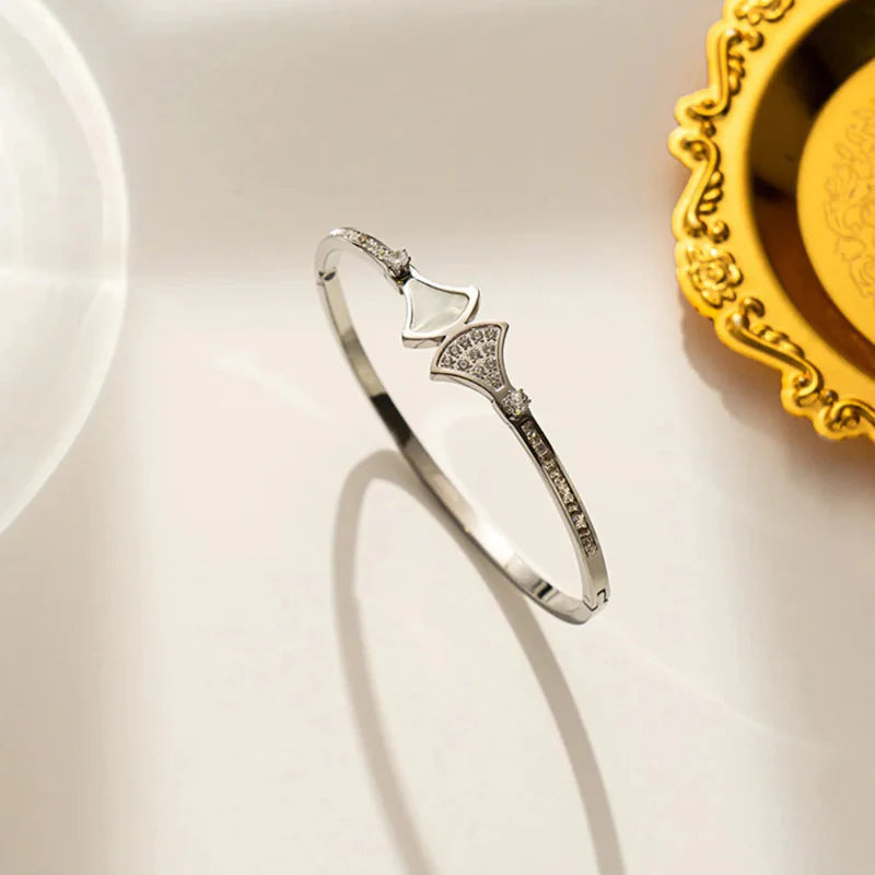 Ethnic Bracelet Seashell Scallop Silver