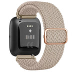 Super Elastic Fitbit Versa 1 Versa 2 Versa Lite Watch Strap latte