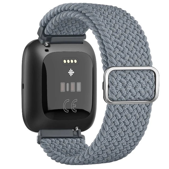 Super Elastic Fitbit Versa 1 Versa 2 Versa Lite Watch Strap grey