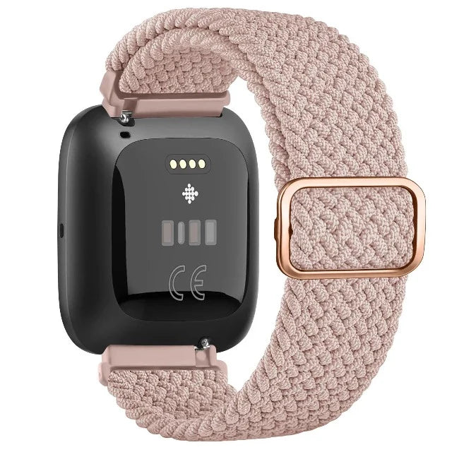 Super Elastic Fitbit Versa 1 Versa 2 Versa Lite Watch Strap light pink