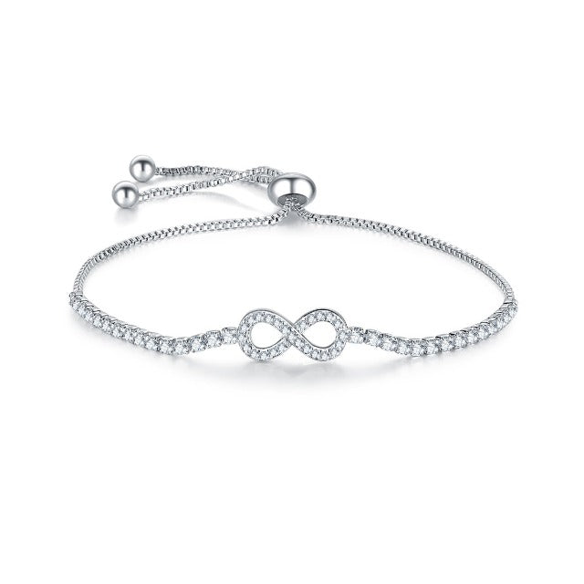 Infinite Symbol Silver Bracelet