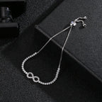 Infinite Symbol Silver Bracelet