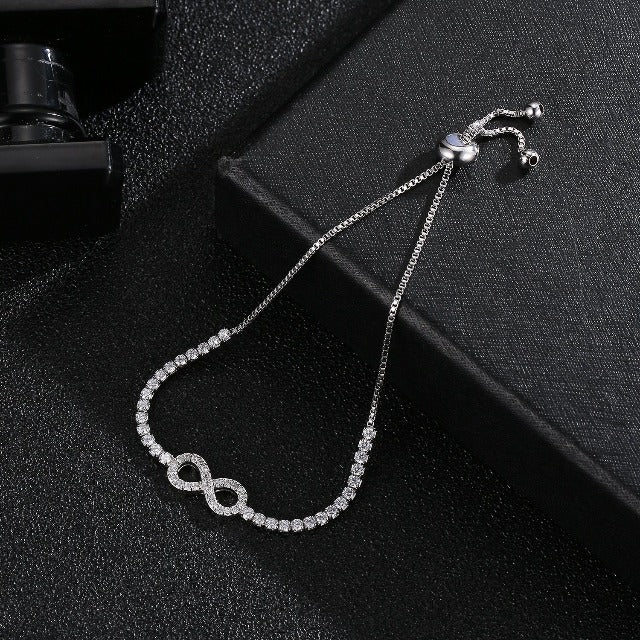 Infinite Symbol Silver Bracelet