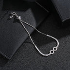 Infinite Symbol Silver Bracelet