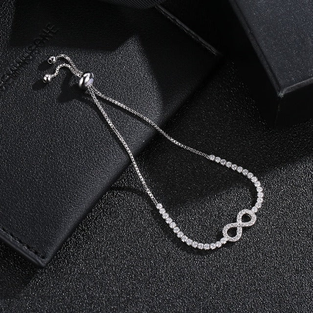Infinite Symbol Silver Bracelet