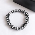 Black White & Black Skull Bracelet