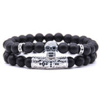 Women's Skull Bracelet Silver