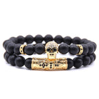 Women's Skull Bracelet Gold
