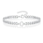 Initial twisted bracelet c