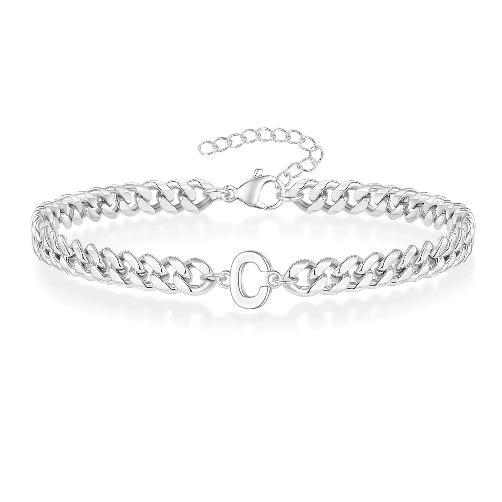 Initial twisted bracelet c