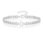 Initial twisted bracelet d