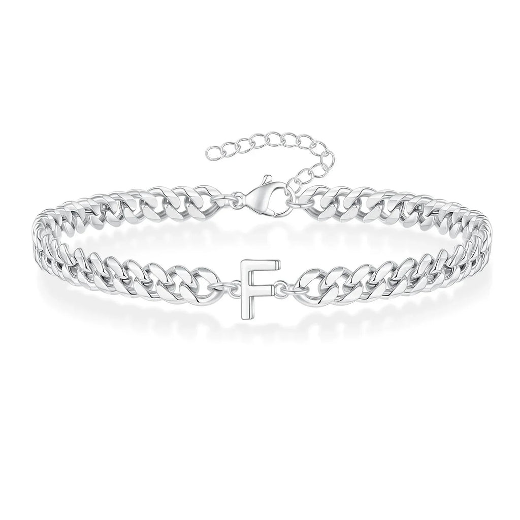 Initial twisted bracelet f