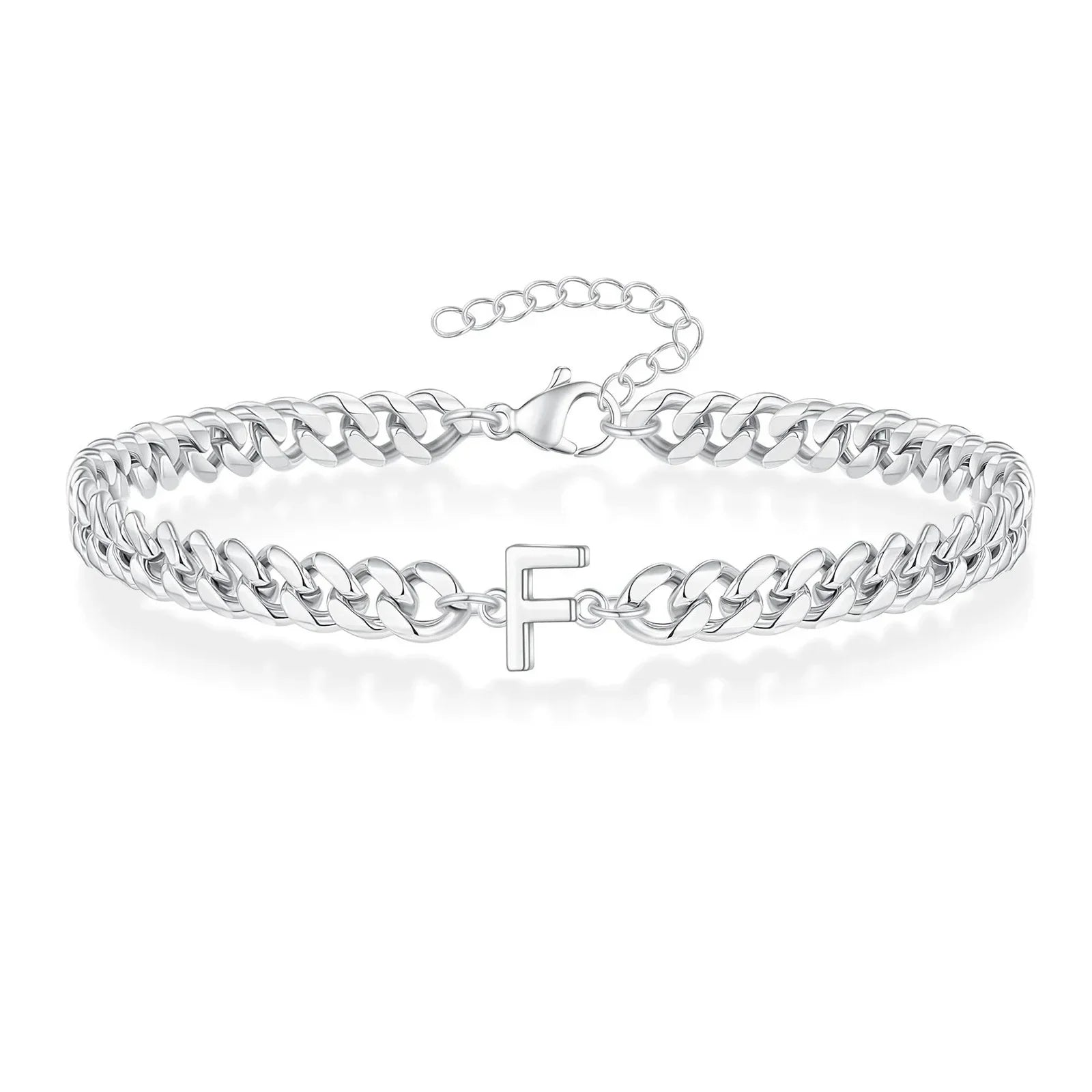 Initial twisted bracelet f