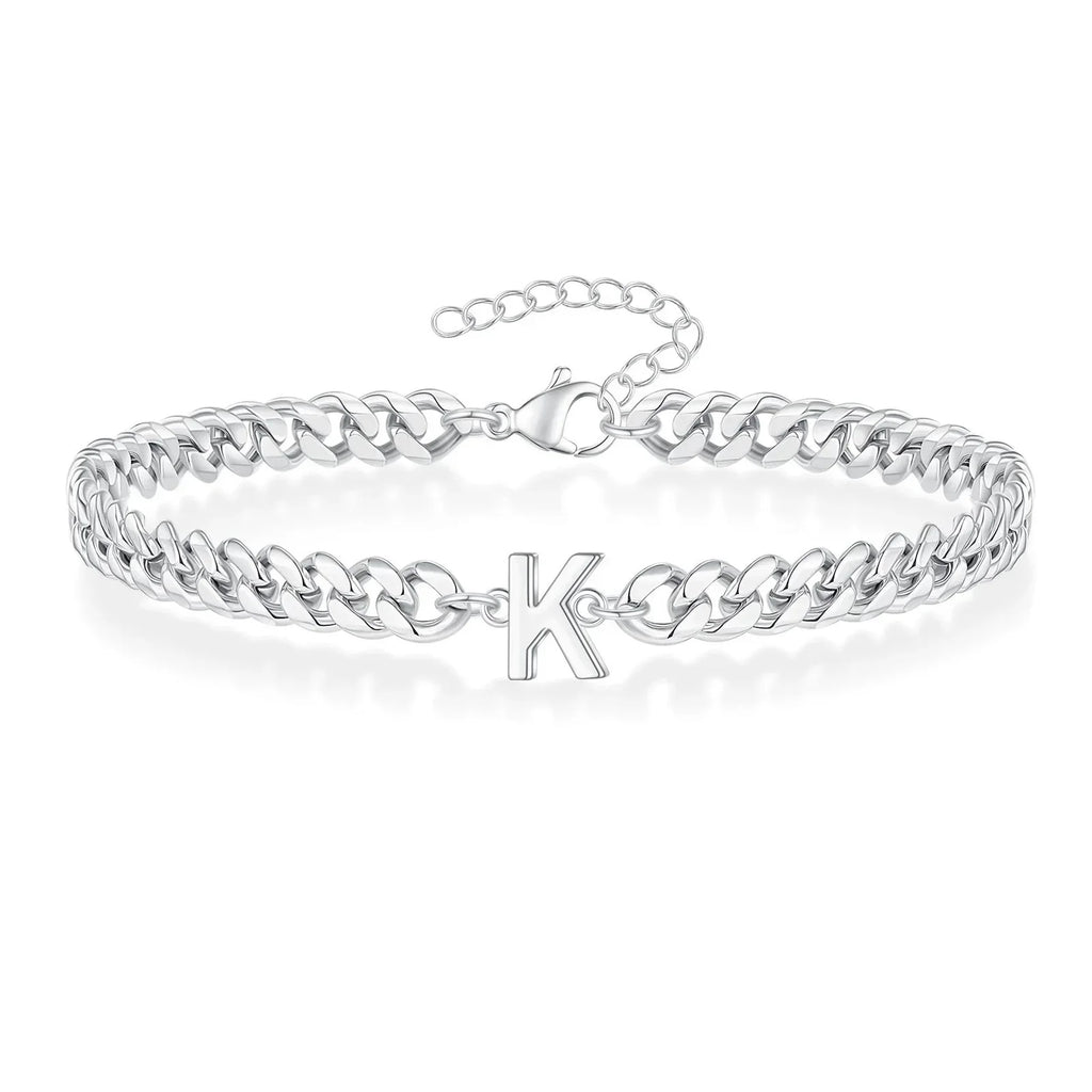 Initial twisted bracelet k