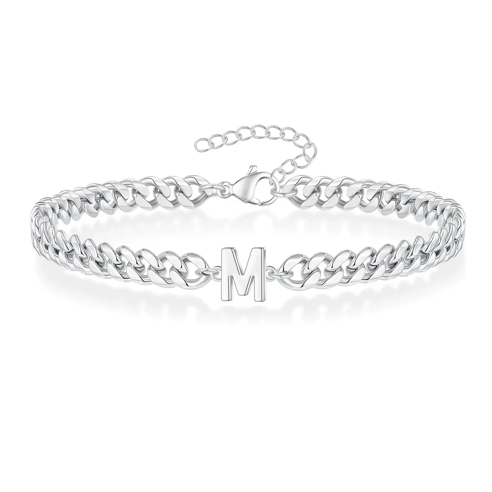 Initial twisted bracelet m