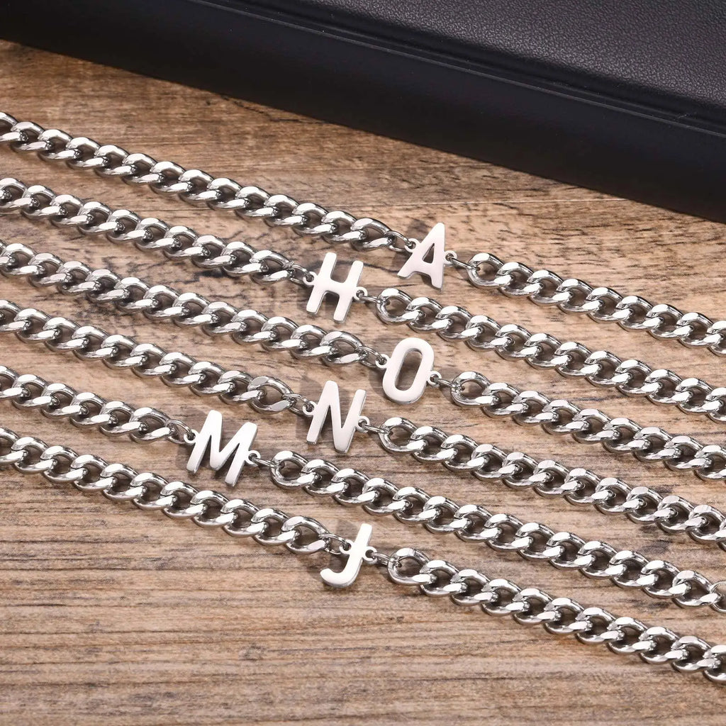 Initial twisted bracelet 