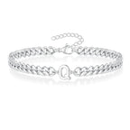Initial twisted bracelet q