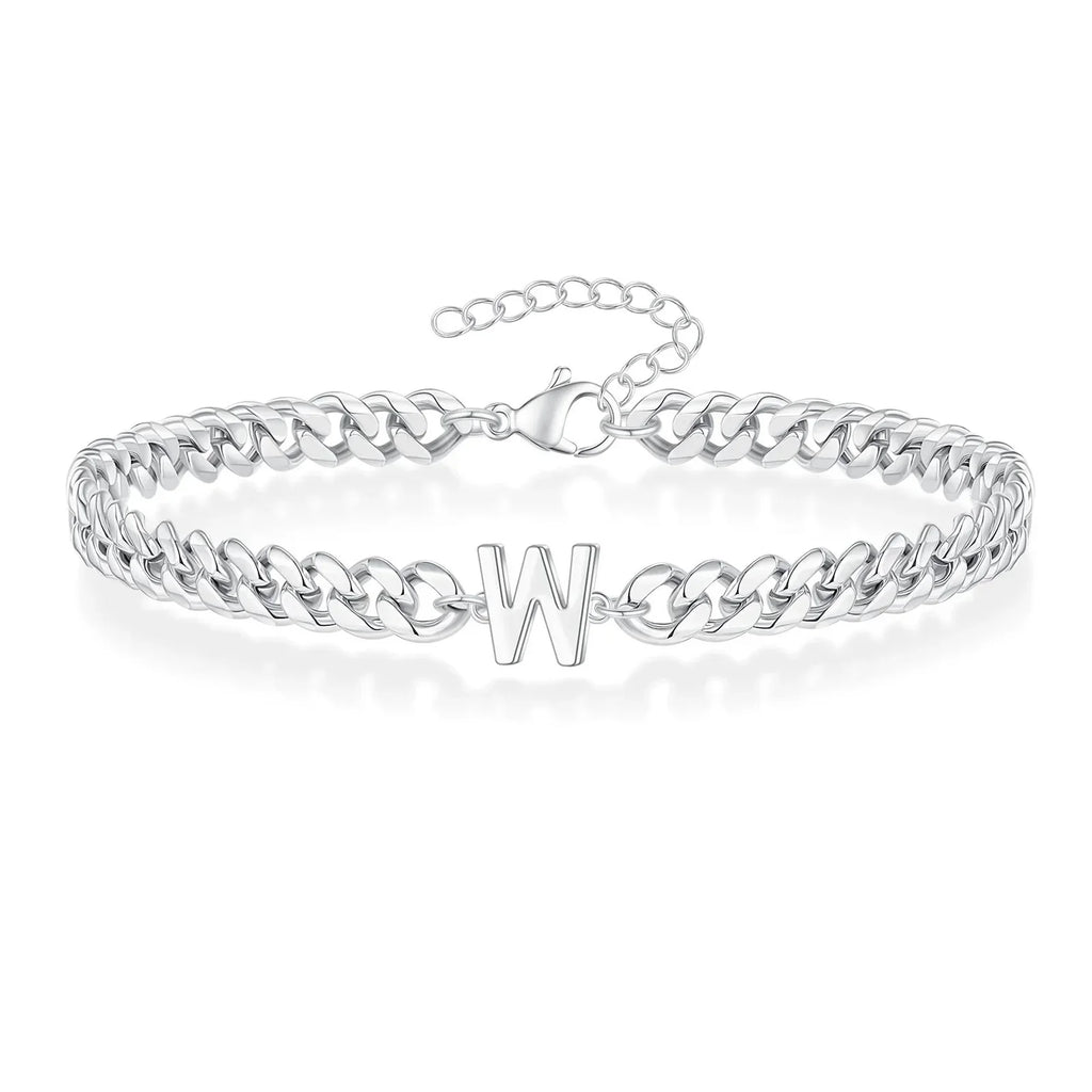 Initial twisted bracelet w