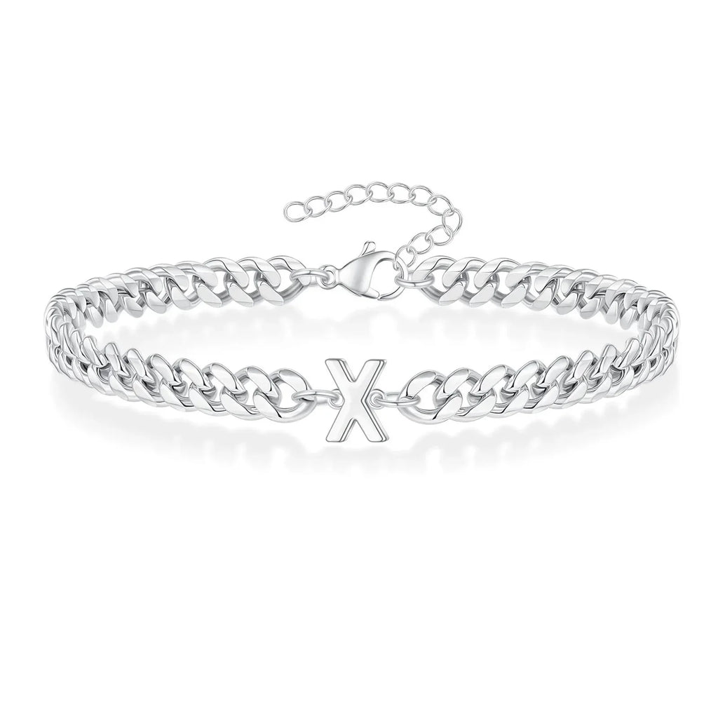 Initial twisted bracelet x