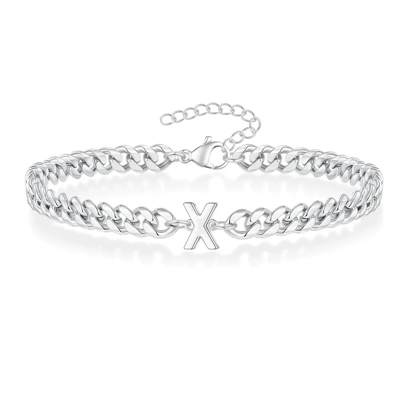 Initial twisted bracelet x