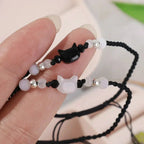 Braided Bracelet Cat Moonstone 1