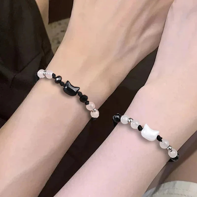 Braided Bracelet Cat Moonstone 2