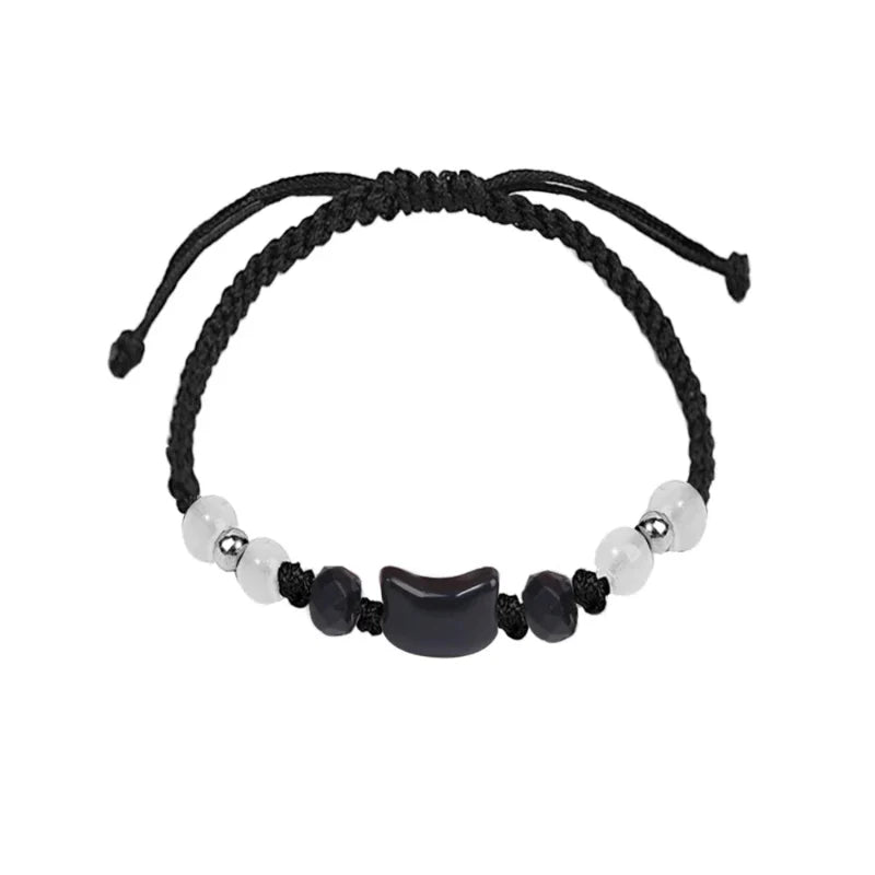 Braided Bracelet Cat Moonstone 2
