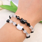 Braided Bracelet Cat Moonstone 1
