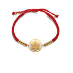 Women's Colorful Bracelet Metatron's Cube Red