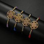Women's Colorful Bracelet Metatron's Cube Red