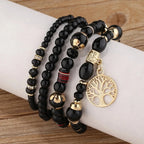 Bracelets with black Tree of Life