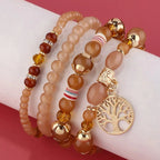 Bracelets with brown Tree of Life