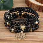 Bracelets with black Tree of Life